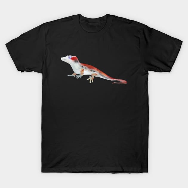 Gargoyle Gecko, Crested Gecko, Gecko Lovers T-Shirt by sockdogs